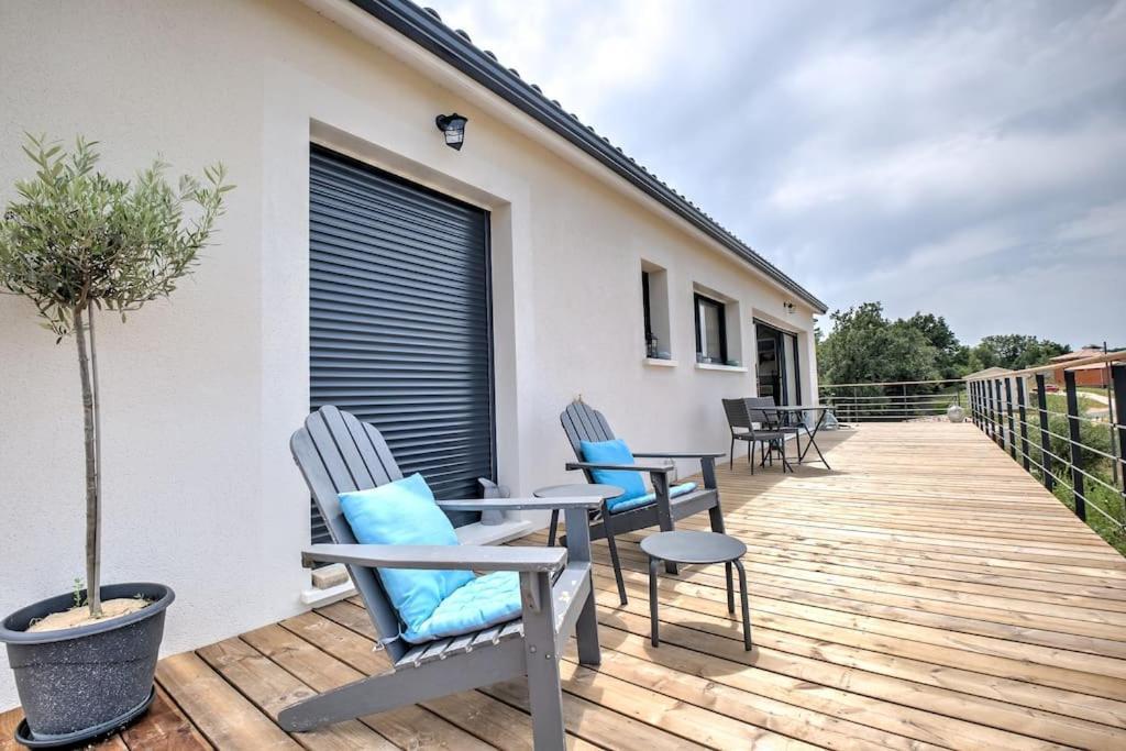 L'Elegante Confort, Clim & Vue Imprenable Bassillac ภายนอก รูปภาพ